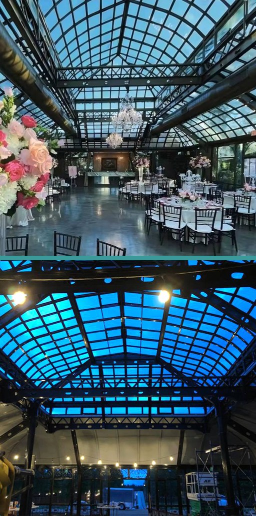 Rustic Meets Elegance: Lauren & David’s Greenhouse Wedding in a Steel & Glass Structure